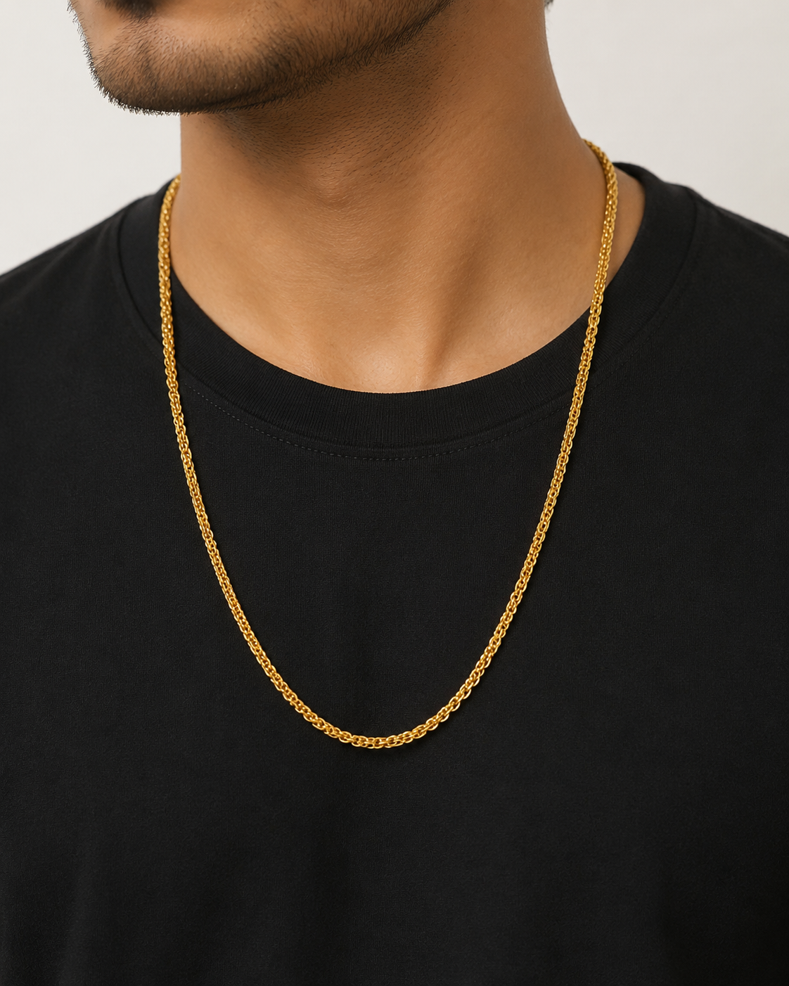 Martzy Royal Byzantine Gold Chain Necklace for Men & Women