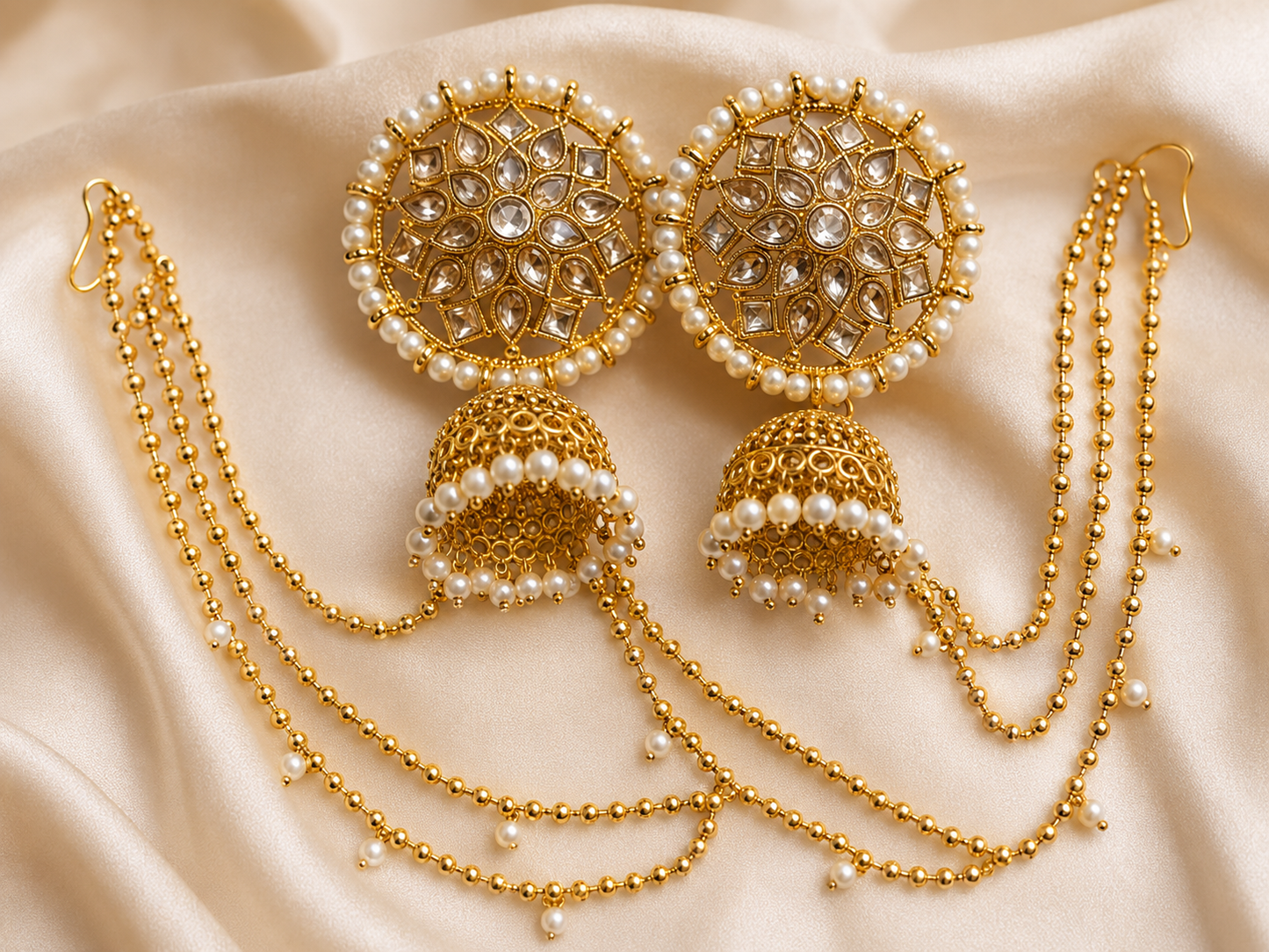 Zarika Royal Pearl Jhumki