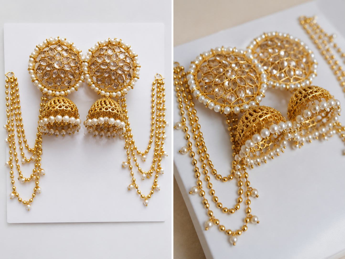 Zarika Royal Pearl Jhumki