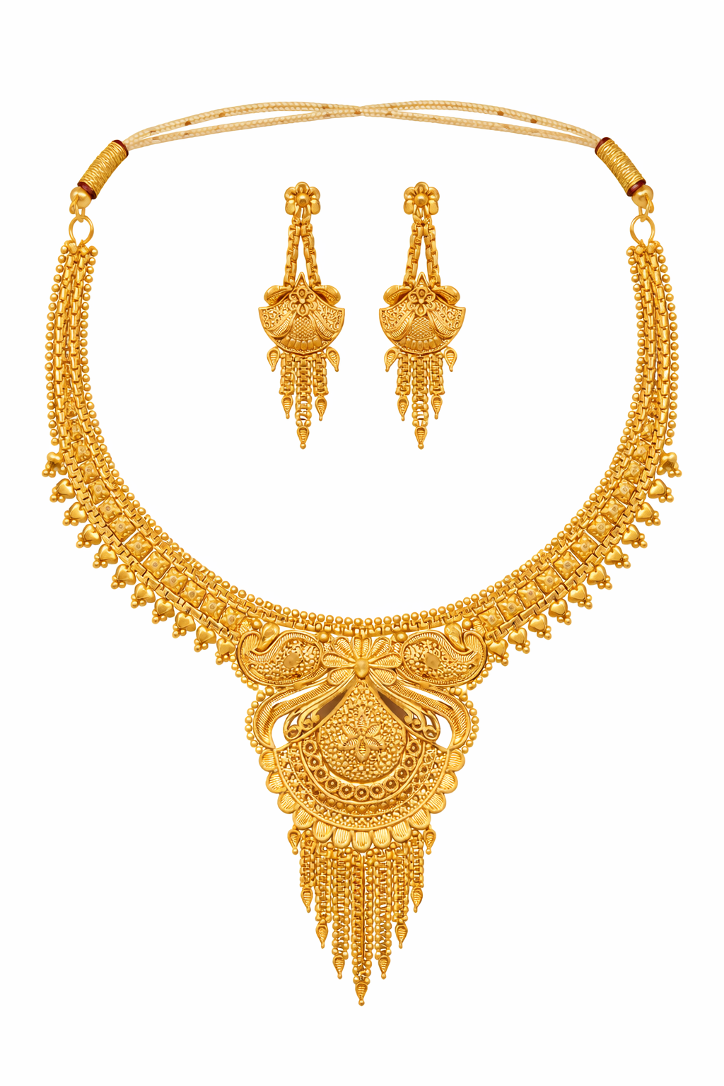 Zarika Antique Finish Designer Necklace Set for Women