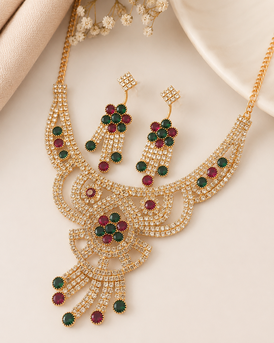 Noor Mahal Royal Necklace Set